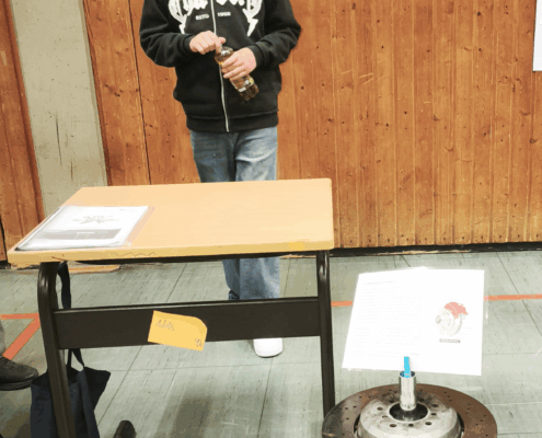 Messestand und Werkstück KFZ