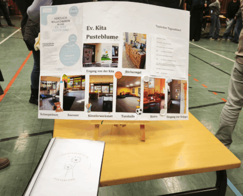 Plakat über den Beruf der Erzieherin