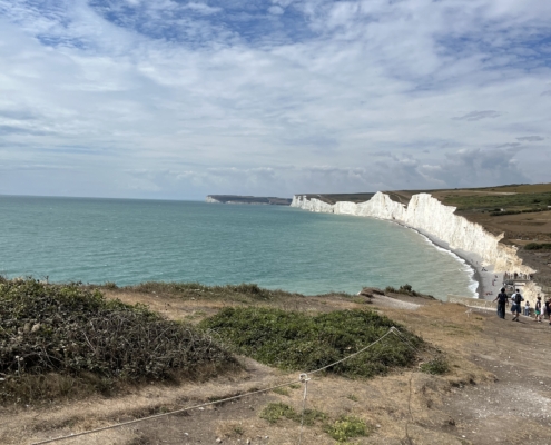 Spektakuläre Naturkulisse Wanderung entlang der berühmten Kreidefelsen „Seven Sisters“