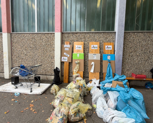 Mehr als 40 Säcke, getrennt nach Papiermüll, Verpackungsmüll und Restmüll, konnten so aus der Umwelt entfernt werden.